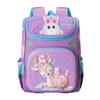Kids 3D Cartoon Backpack School Lightweight Ergonomic Dual-Shoulder Bag With Reflective Safety Stripes Nylon Grades 1-2