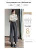 Real Shot 2026 Autumn/Winter Women's Plus Velvet High-Waisted Cropped Woolen Trousers - Straight, Narrow, or Wide Leg Styles