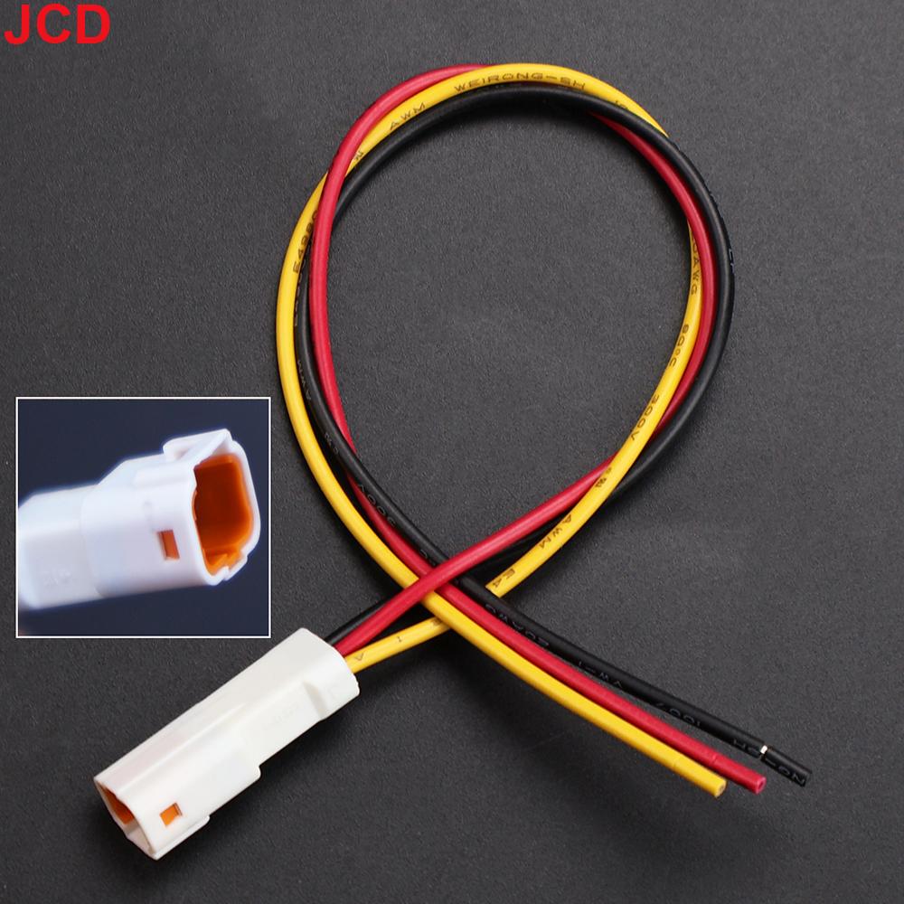 JCD 1pcs 2P 3P 4P 6P 8P 0.6MM Waterproof Wire Connector Plug Male And Female Socket With Cable JST Connectors