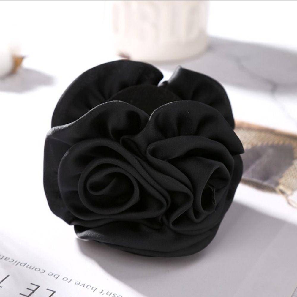 Jaw Clips Headwear Resin Women Headwear Hair Claws Roses Flowers Hair Clips