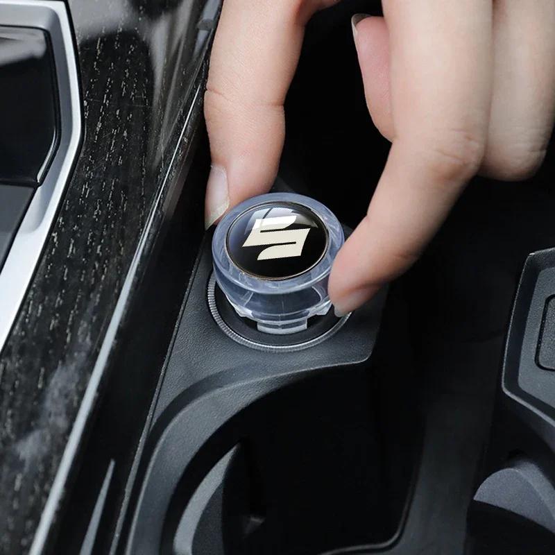 Car Cigarette Lighter Cover Dust Proof Decoration Cap for Suzuki Logo SX4 Samurai S-Cross Jimny Swift Grand Vitara Ignis Baleno