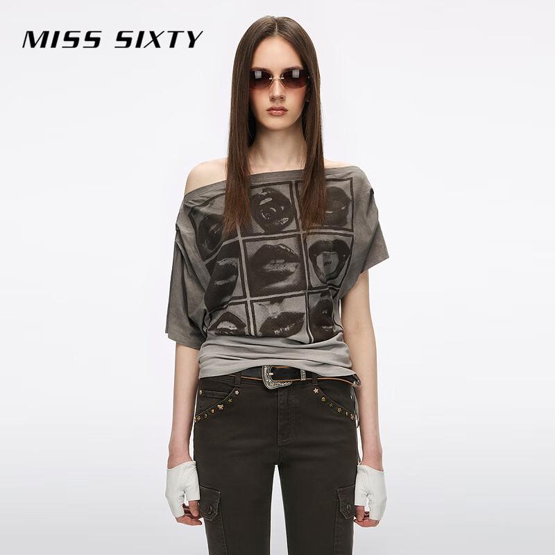 

MISS SIXTY Gradient Lip Print Slim Fit T-Shirt M