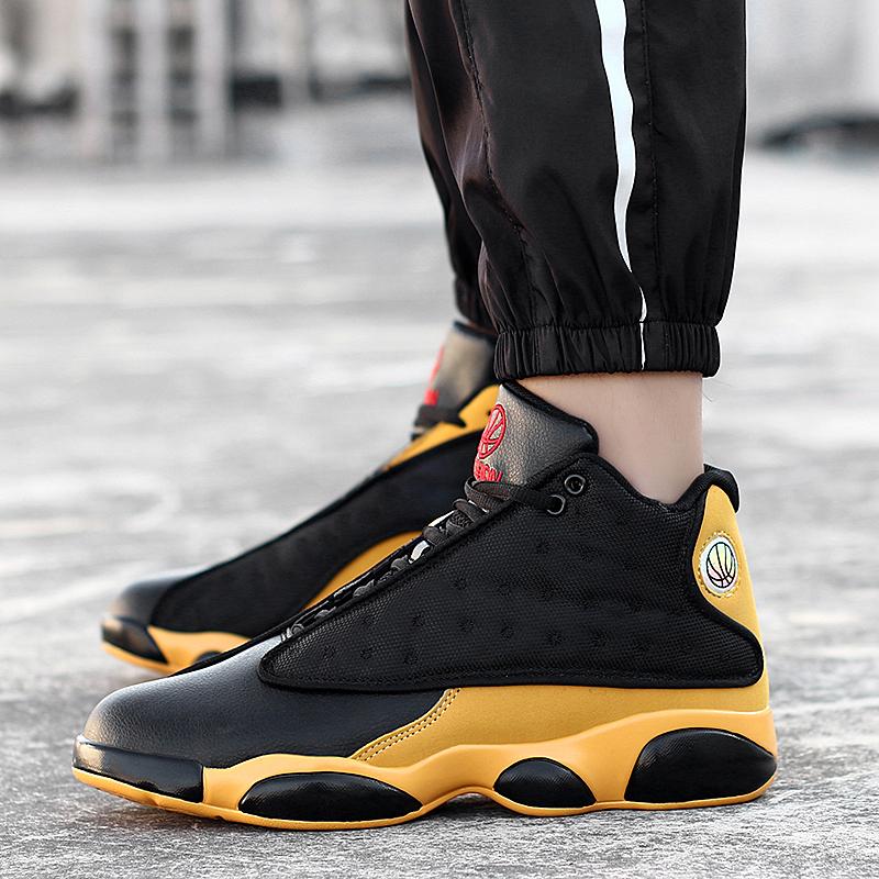 Buy New Fashion Men's Outdoor Hightop Shoes Casual Sports Shoes Red Men's Basketball Shoes at