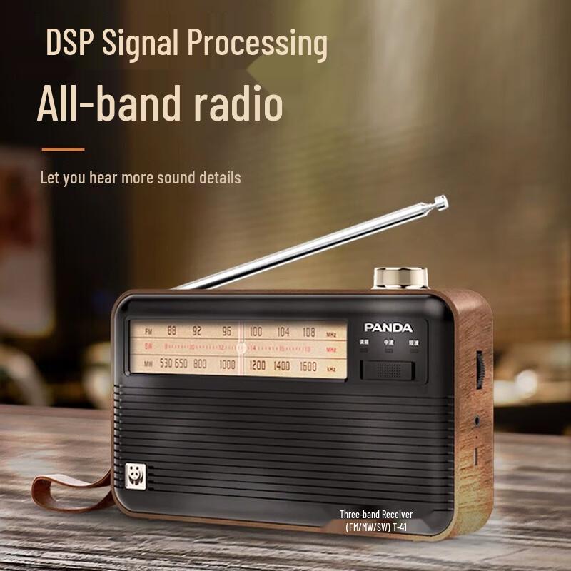 Panda T-41 Portable Retro Multi-Band Radio