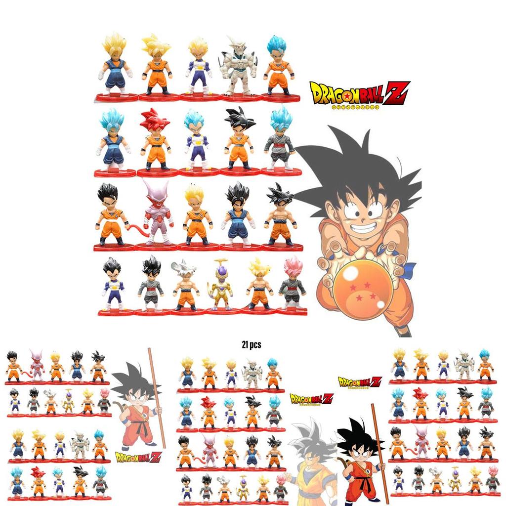 Dragon Ball Son Goku Figure Model Toy 7-7.5cm Plastic Collectible