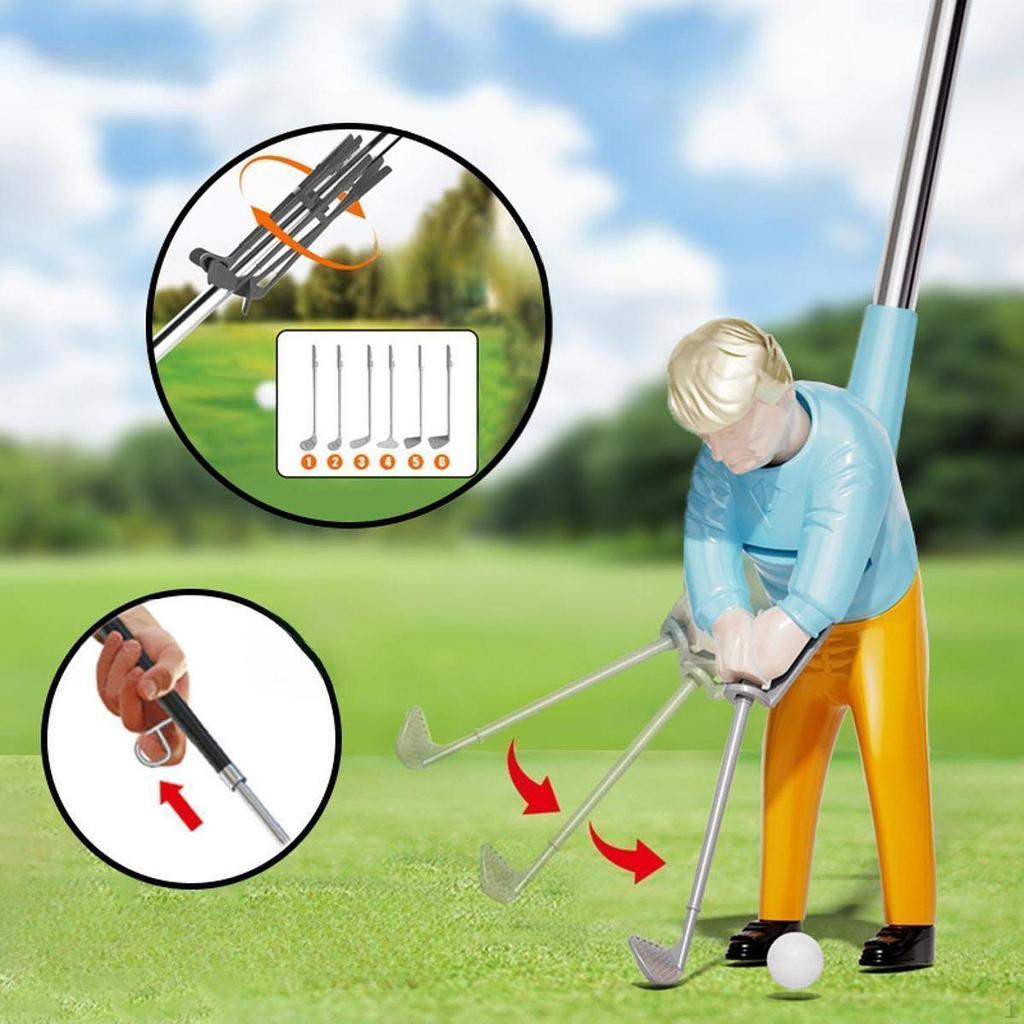 Kids Golf Practice Game Play Set Children Ball Toys 6 in 1 Portable Funny Mini Balls Club