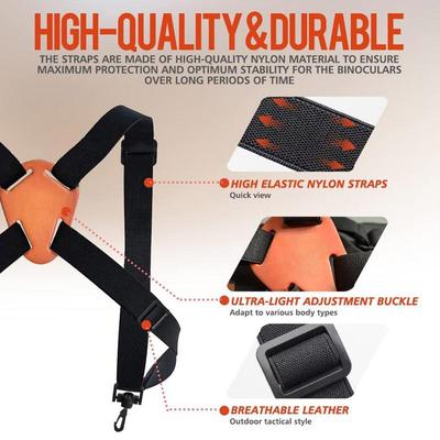 Binoculars Harness Strap Adjustable Professional Cameras Telescopes Bags Belt  Universal Accessory for Birding Hunting Climbing
