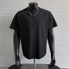 Herren Rundhals-T-Shirt Einfach Einfarbig Sommer-T-Shirt Atmungsaktiv Locker Geschnitten Stilvolles T-Shirt für Büro Dating Party Streetwear
