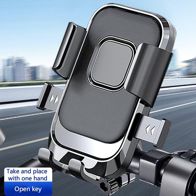 Motorcycles Bicycles CellPhone Holder Free Rotation Mobile Phone Navigation Bracket For Riding Shockproof For iPhone Huawei Xiaomi Samsung Stand