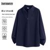 MARK FAIRWHALE Men's Thermal Mock Neck Long Sleeve T-Shirt
