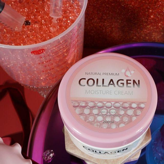 JPUVNCTB Plant Extract Moisture Firming Women s Cream 200ml Collagen, Rich in Nutrients