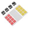 4PCS Double Layer Keycaps with Transparent Cover   Removable Stickers ABS Mechanical Keyboard Replacement Keycaps
