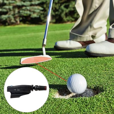 İç Mekan Golf Vuruş Antrenman Yardımcısı Golf Putter İşaretleyici Hizalama Aletleri Çizgi Hedefleme Cihazı Golf Vuruş Duruşu Düzeltici Swing Pratiği İçin
