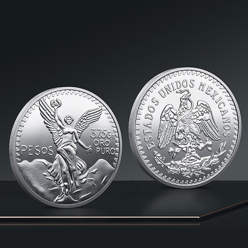 Mexican Eagle Snake Commemorative Coin Gold-Plated Statue Of Liberty Commemorative Coin Collection Gift Sourvenir