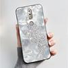 Printing Pattern Case For Nokia 7.1/Nokia 7 Plus Fundas Nokia7 Cover Soft Silicone Black Shell Cute Flower Cartoon Casing Coque