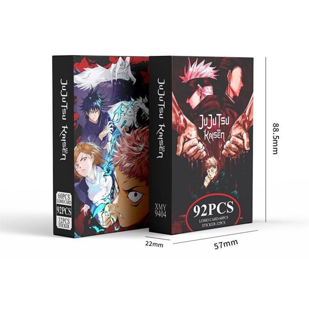 Roytan Jujutsu Kaisen Photocard Gojo Photocard 60pcs + Mini Sticker 32pcs