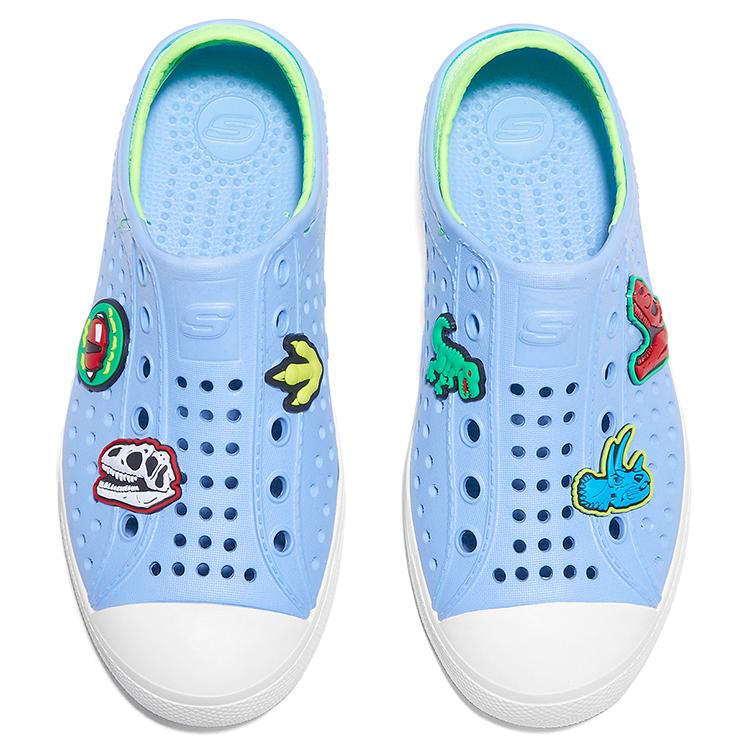 Skechers Kids Comfortable Versatile Durable Breathable Non-Slip Low-Top Sandals Kids Sandals Light-Blue 406810L-LTBL