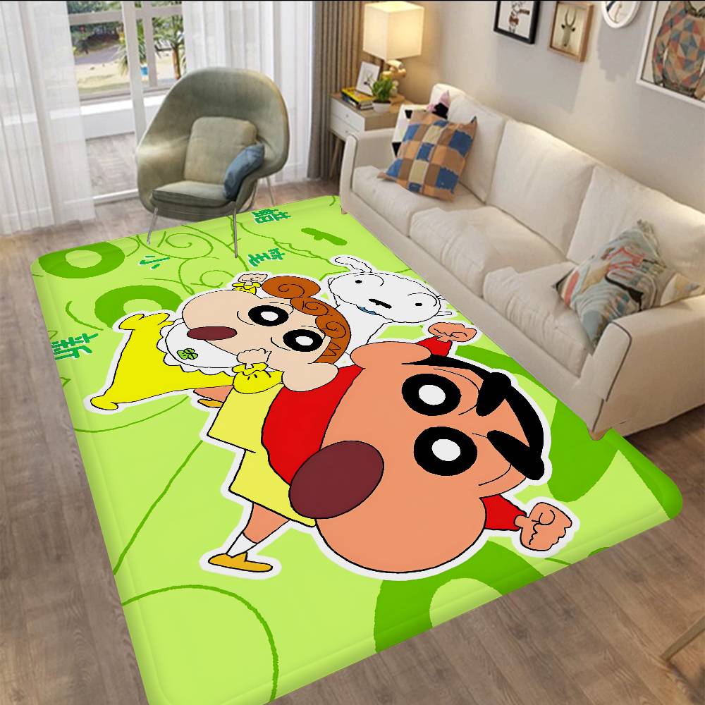Anime Cartoon C Crayon Shin Chans Bathroom Mat Kids Room Bedroom Decoration Balcony Anti Slip Doormat Living Room Welcome Rug