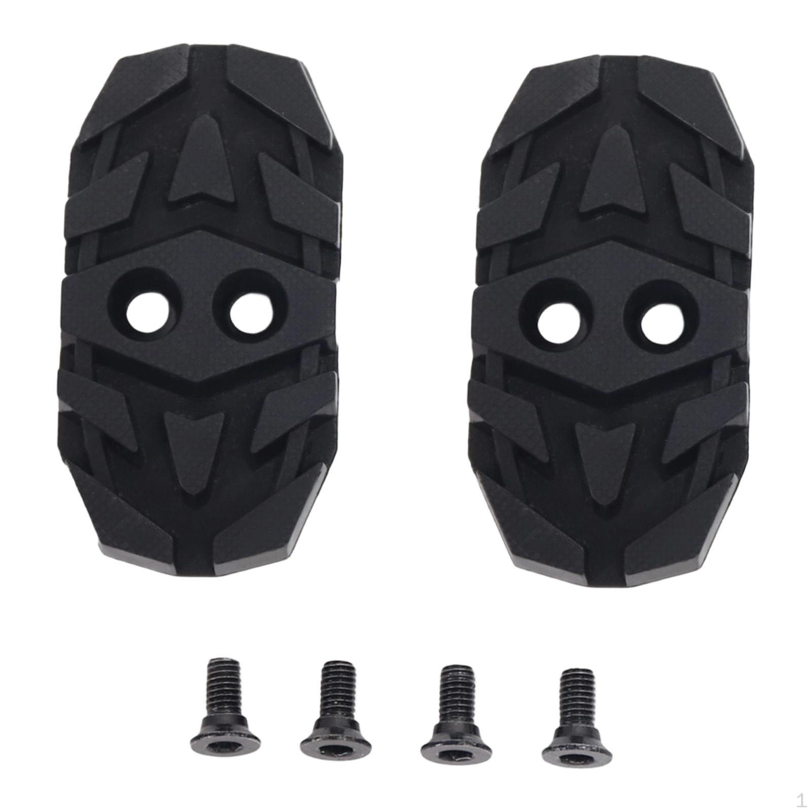 

2 Pieces Shoes Cleat Pedal Adapter Set Cleats for Cycling Stability Converter