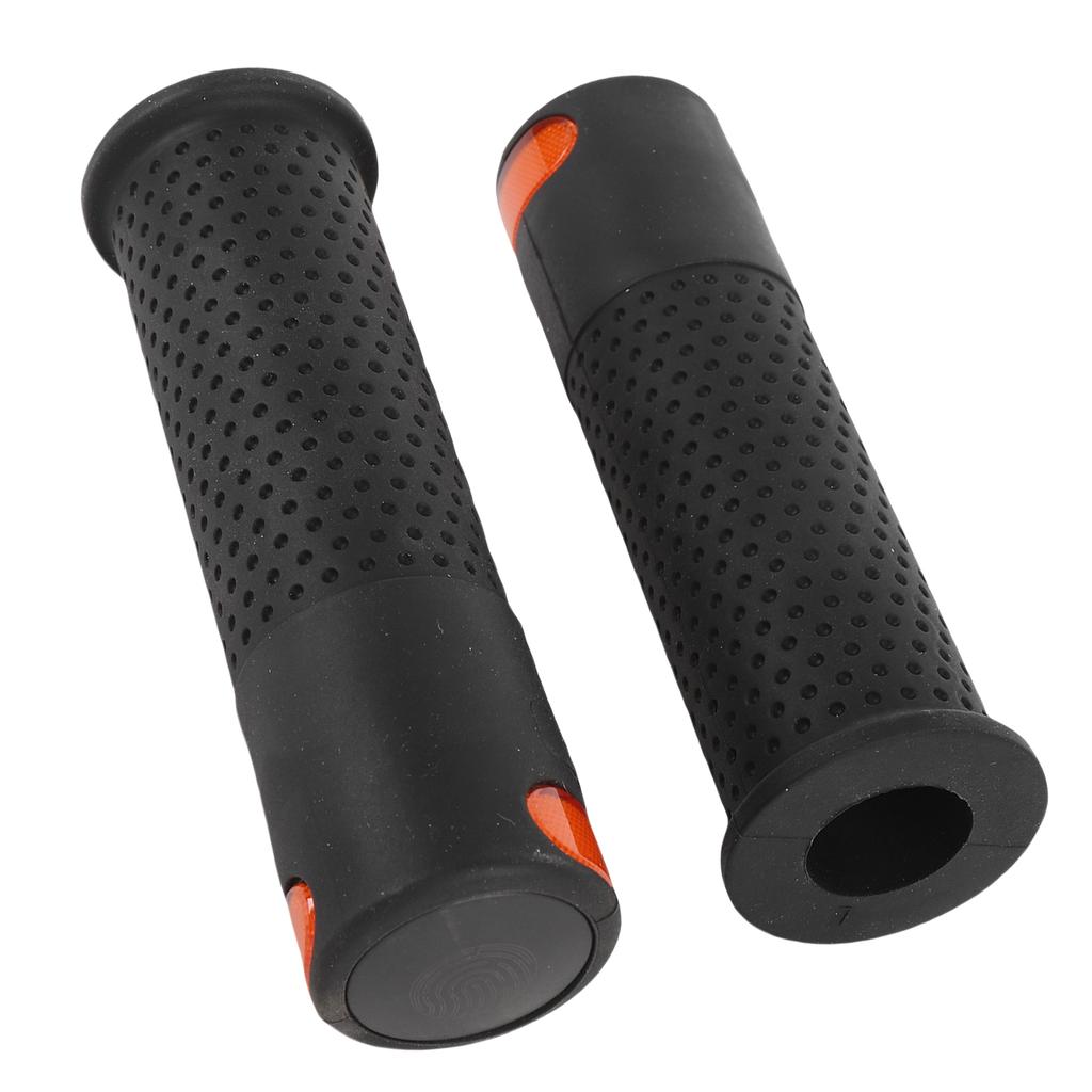2pcs Grip Fit for M365 Scooter Rubber Scooter Handlebar Grip with Wireless Remote Control Turn Signal Light
