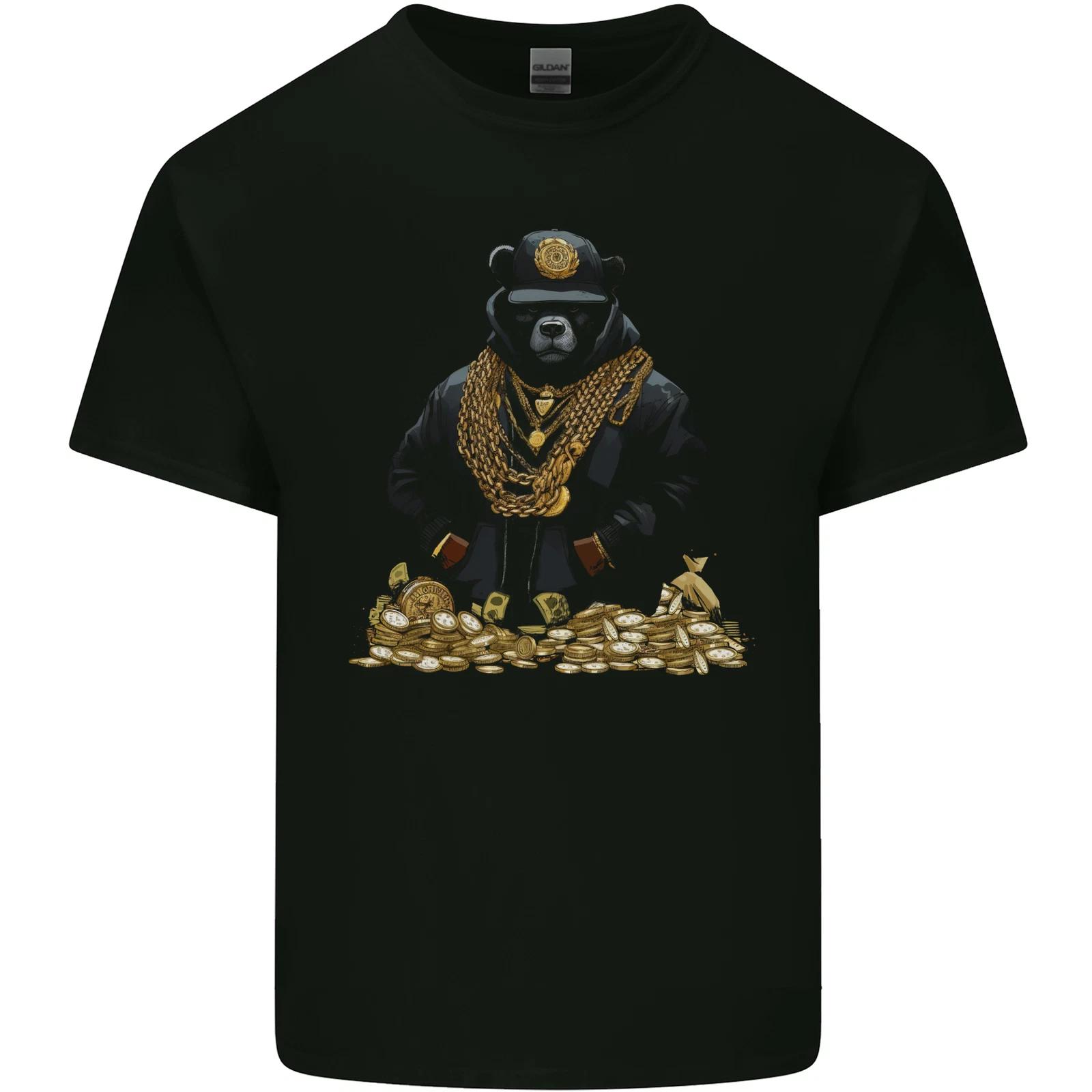 Money Bear Cash Hustle Kids T-Shirt Childrens 2XL