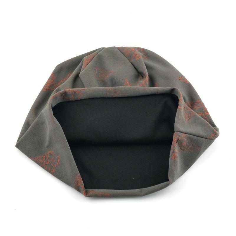 Autumn and Winter Pullover Hats, Men's Closed-head Hats, Loose Thin Layered Hats, Women's Double-layer Postpartum Hats for Spring