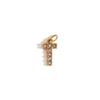 MamacitaSlay Cute Shiny Rhinestone Mini 26 Initial Letter DIY 316L Stainless Steel Charms Jewelry Accessories Round Chain Women