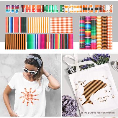 Heat Transfer Self-Adhesive Vinyl Bundle DIY Garment Film Silhouette Paper Fabr