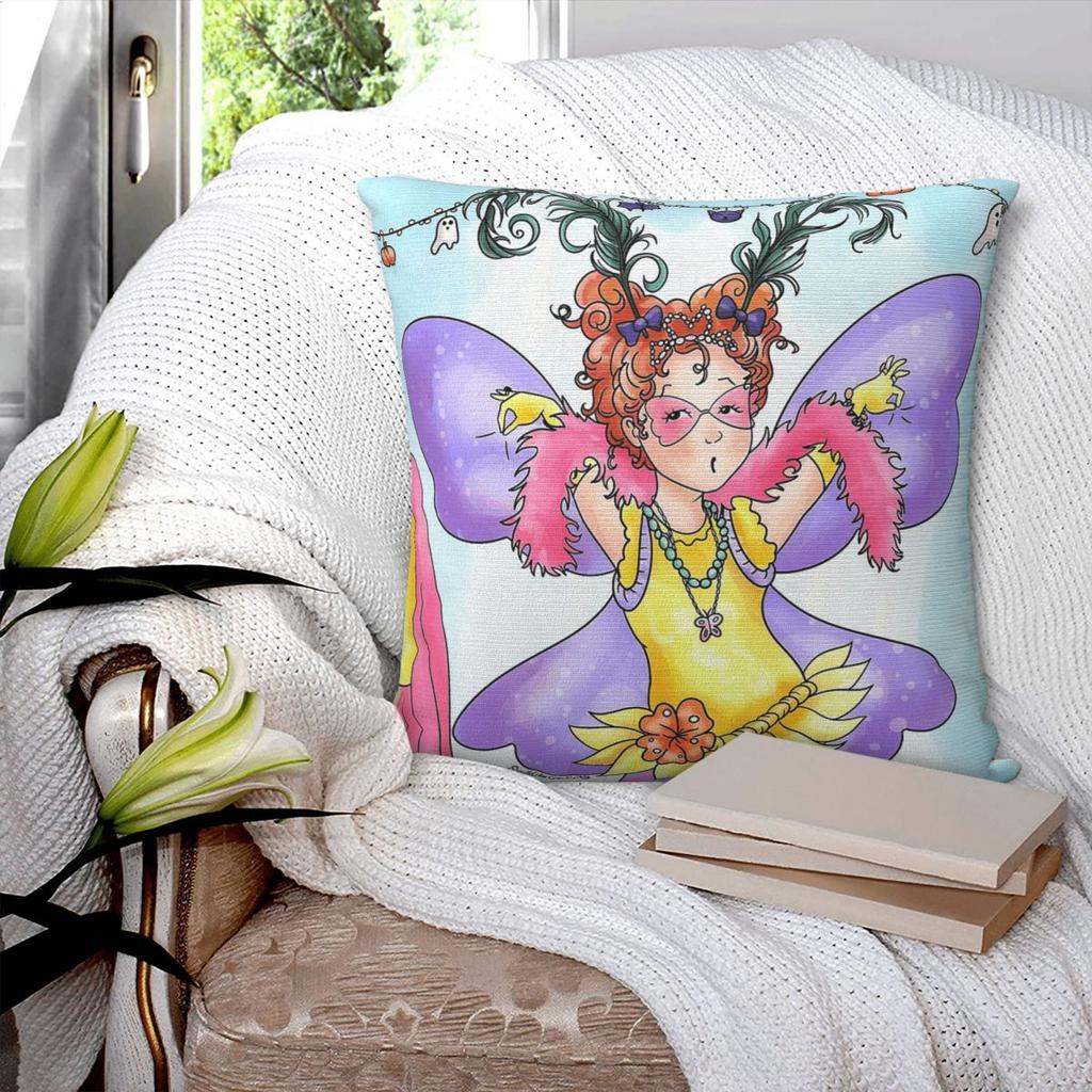 Fancy Nancy Halloween Spectacular Pillowcase Polyester Linen Velvet Creative Zip Decor Bed Cushion Cover