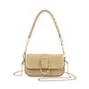 High-end Style Small Square Clutch Bag with Shoulder Strap and Small Side Pocket Accessory for The Underarm Area