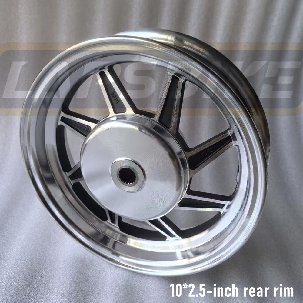 Motosiklet Ön ve Arka Tekerlek Takımı 10*2.5 İnç Alüminyum Alaşımlı Jantlar Yamaha 100cc CUXI FORCE RSZ JOG İçin Jantlar