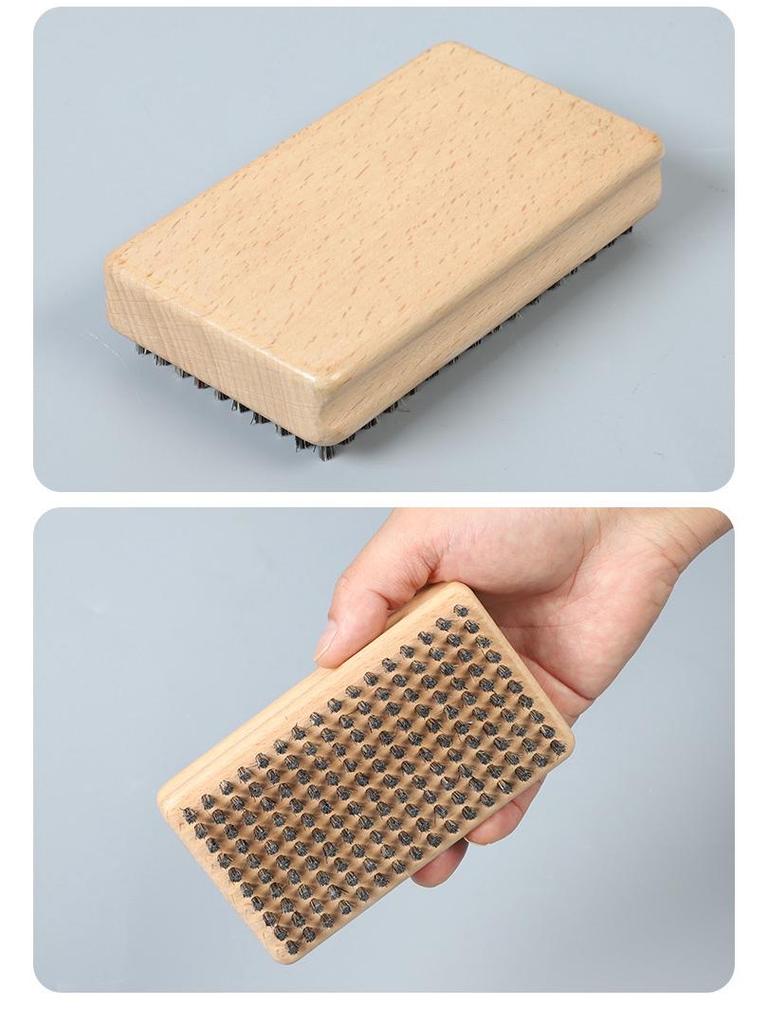 Snowboard Vaxningsborstset: Vaxborttagning, Polering, Dekontaminering med Mässings-, Nylon- och Hästhårsborstar