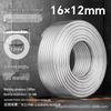Zhuo Ji 8mm High-Pressure Transparent PU Air Hose for Air Compressors (Sizes: 4/6/10/12/14/16)