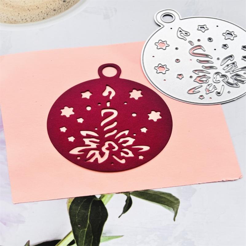 Christmas Pendant Metal Cutting Dies DIY Craft Carbon Steel Embossing Template Stencil Scrapbooking for Card Die Cuts