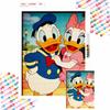 Diamond Paint Mosaic Art Painting Kit Donald Duck Daisy Duck Handmade DIY Home Decor
