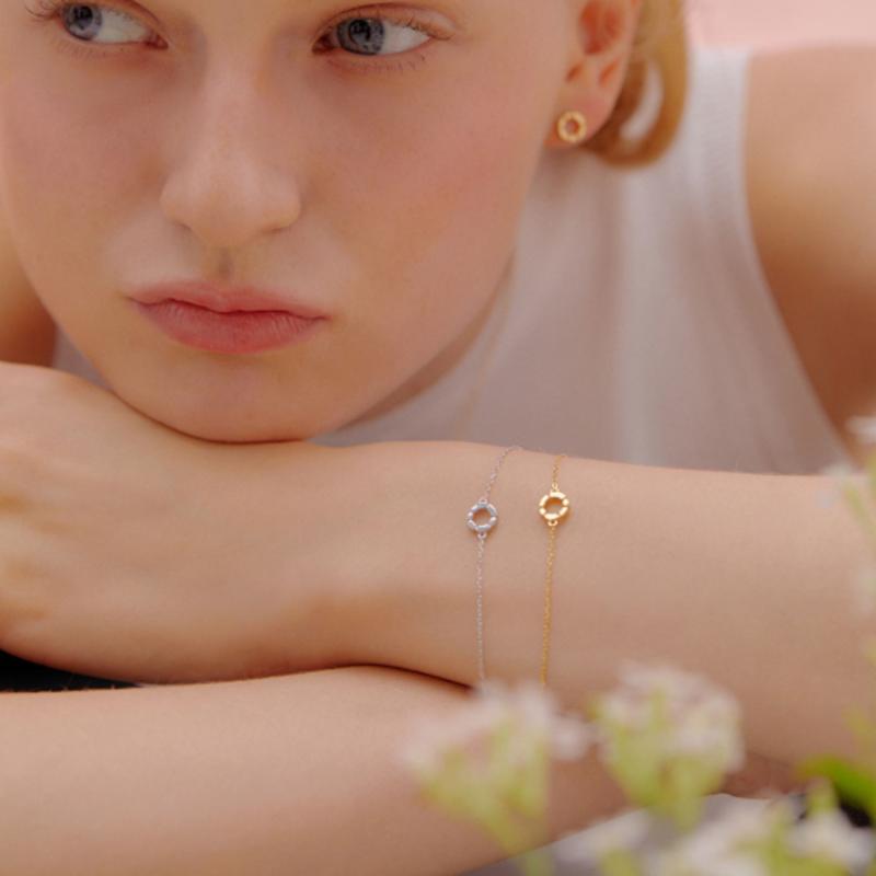 Tirr Lirr Mini Dandelion Silver-Yellow Bracelet TBSSVG13894M