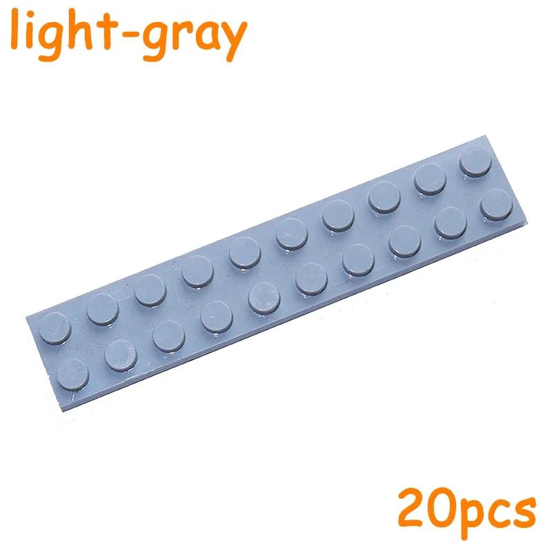 Non-Toxic 20Pcs 3832 Size 2X10 Dot Plate Moc Assemble Particles Diy Building Blocks 2*10 Figures Bricks Educational Creative Toy For Kid