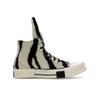 Rick Owens x DRKSHDW TURBODRK Chuck 70 Unisex tenisky High Zebra White Lily-White Black A03943C