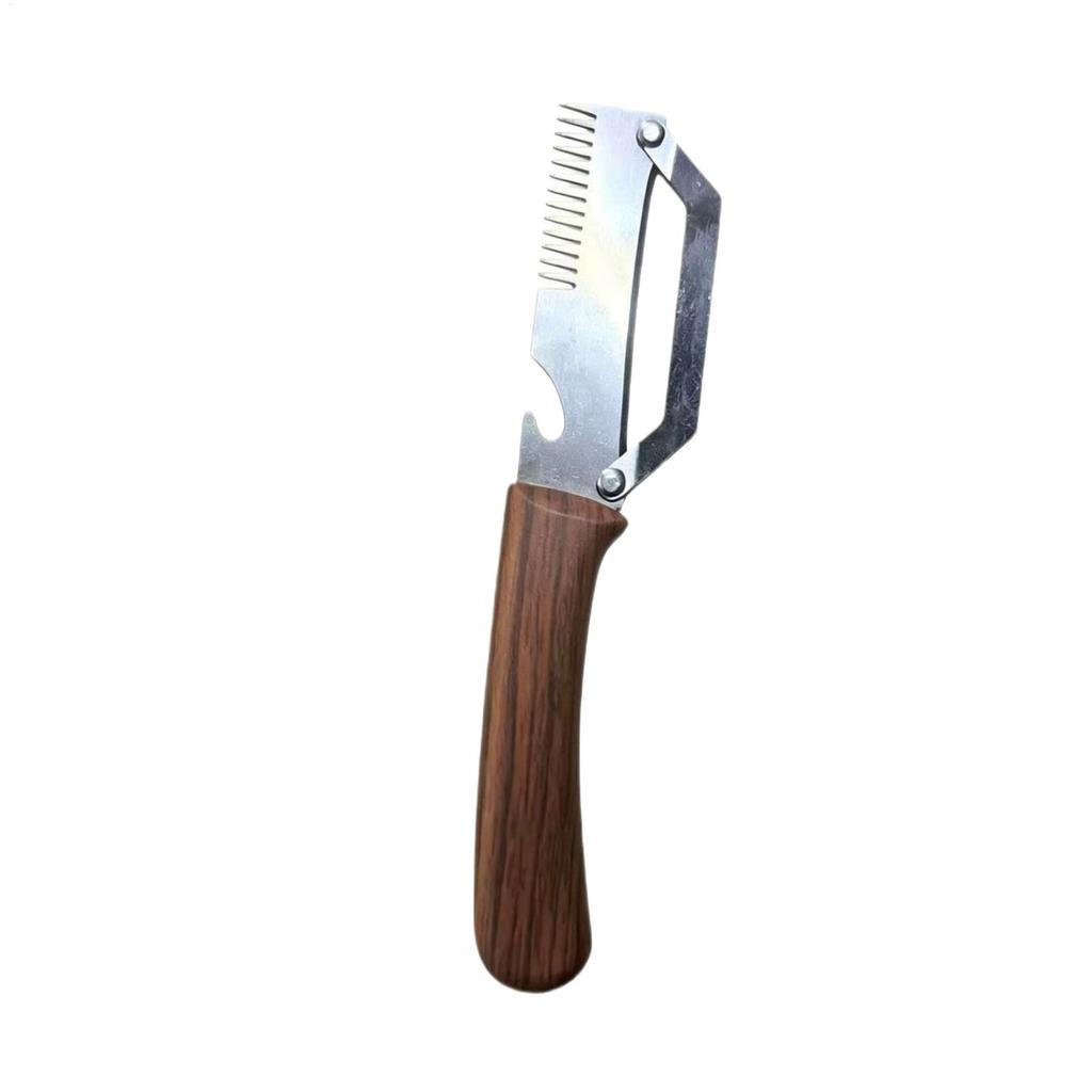 Kitchen Peeler Stainless Steel Scallion Slicer Fruit Vegetable Peeling Tool with Bottle Opener Cucumber Potato Peeler Knife