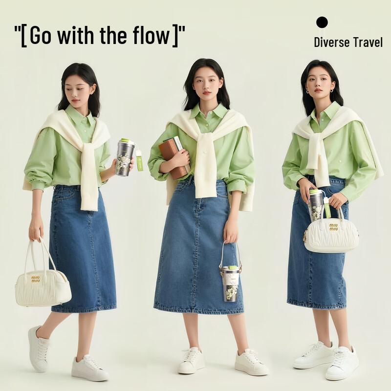 TOMIC Pure Titanium Insulated Coffee & Water Bottle