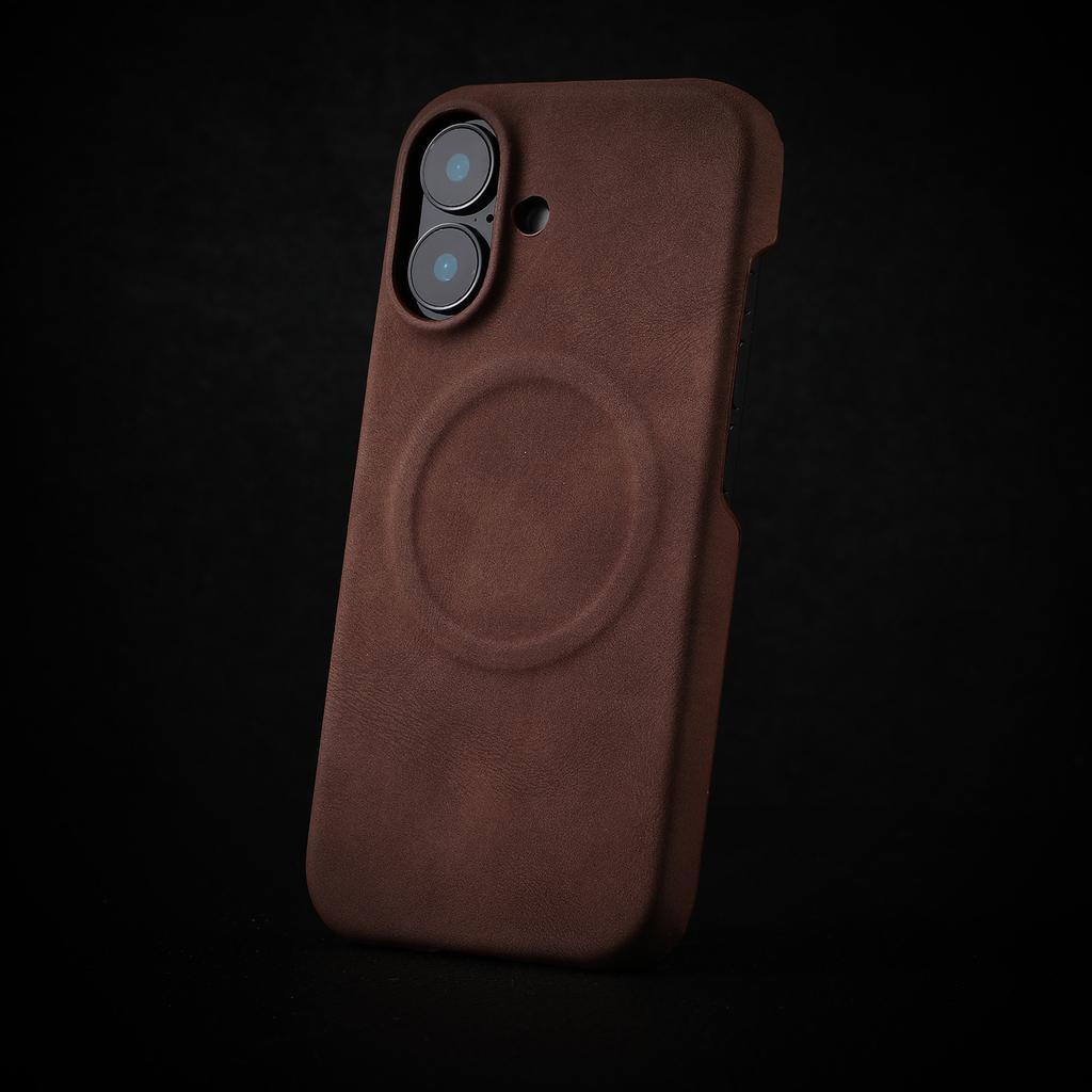 Suitable for Apple 16 Skin-like Sheepskin Magnetic Phone Cases, IPhone15 Half-pack 14promax13