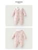 Sweet & Cozy Newborn Baby Girl Cotton Jumpsuit for Autumn