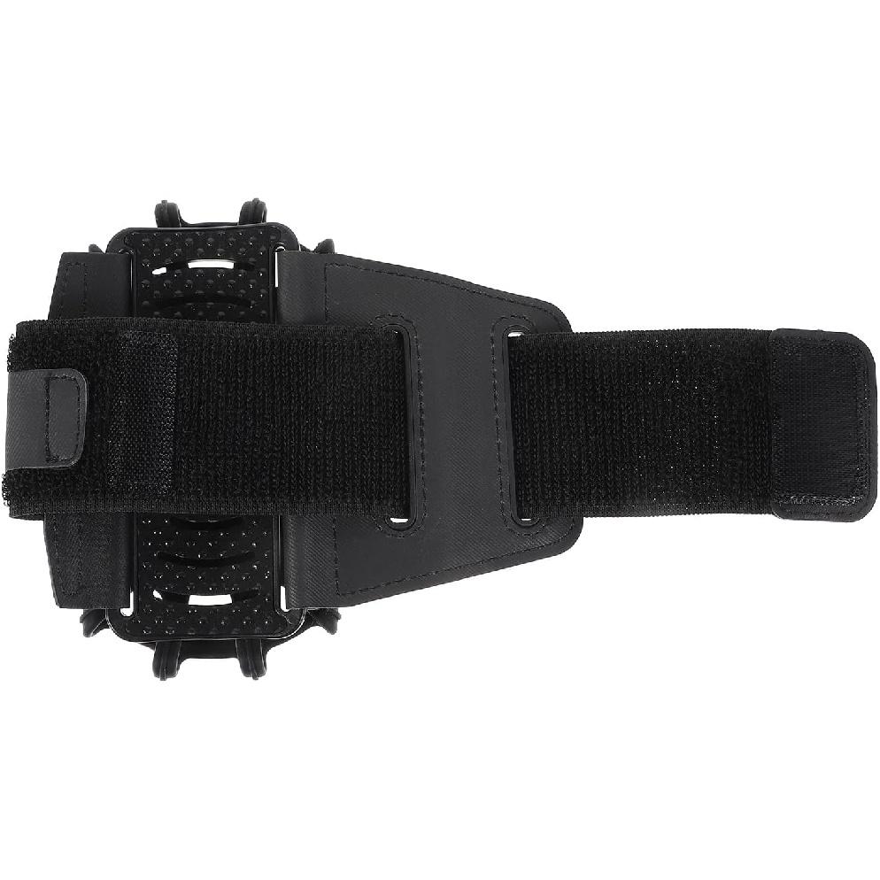 

HOMSFOU Detachable 360° Rotating Wristband Phone Holder for Outdoor Sports - Silicone Pu Arm Strap for Running, Cycling, Hiking, and Navigation 27.5X13X2CM чёрный
