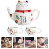 China Cups Made Vintage Infuser Tea Japanese Style Teapot Cat