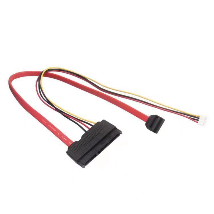 ITX Power Cable 15P Female to 4-PIN PH2.0mm & SATA Female Adapter