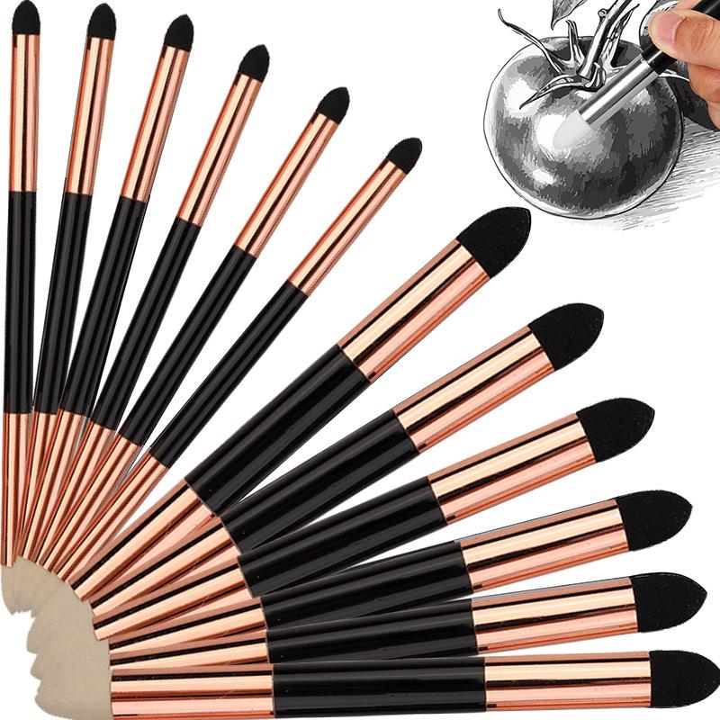 6-Piece Paper Blending Stumps for Sketching, Highlighting, Smudging, and Drawing Tools