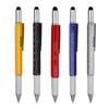 Multifunctional Metal Tool Pen with Level, Scale, Touchscreen Capacitive Tip, and Phillips Screwdriver
