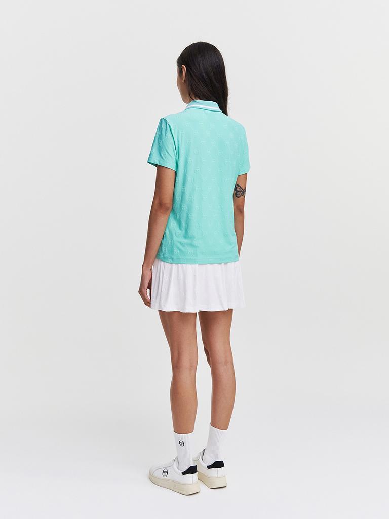 SERGIO TACCHINI W Daily Monogram Short Sleeve Polo Shirt