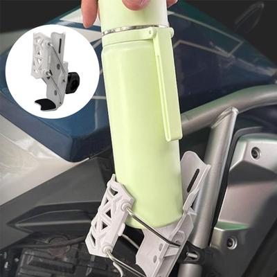 2Pcs Adaptive Cycling Water Bottle Holder 360 Degree Rotatable Automatic Clamping Bicycle Water Bottle Cage Universal Motorcycle Bike Water Bottle