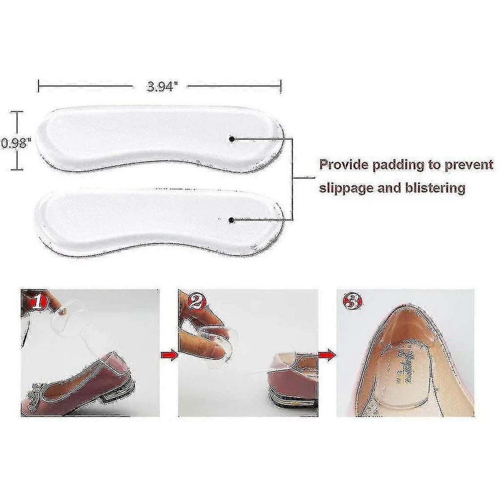 Heel Pads For Shoes That Are Too Big, High Heel Insoles, High Heel Pads, Heel Grip Inserts, Foot Care Set, Anti-slip Shoe Cushions
